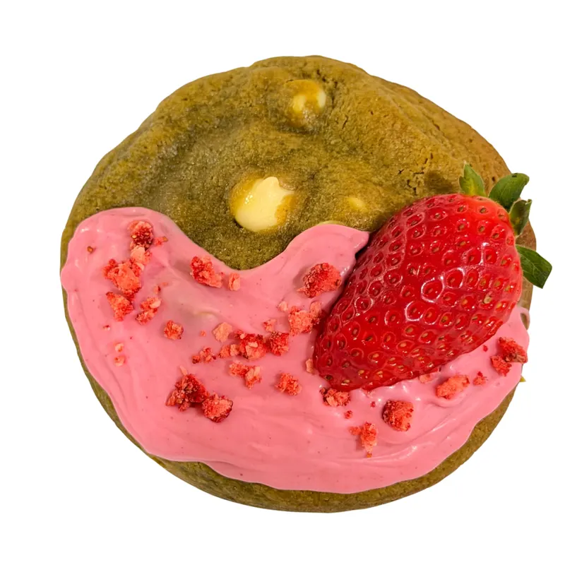 Matcha Strawberry Cookie